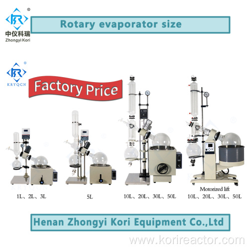 CE Certificated Lab vacuum rotary evaporator Rotovap